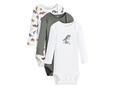 Name It laurel wreath dino body (3-pack)